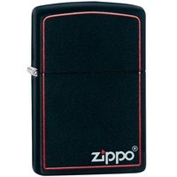 Комплект Zippo Зажигалка 218 ZB CLASSIC black matte with zippo + Бензин + Кремни + Подарочная коробка